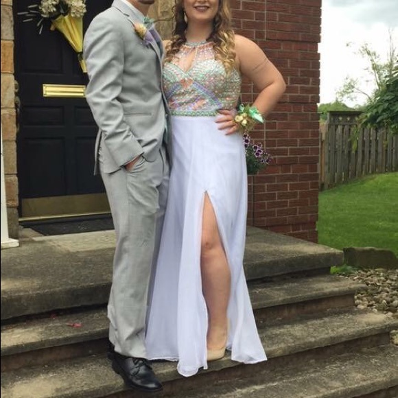 Rachel Allan Prom/ Pageant Sequined Gown - Picture 2 of 4